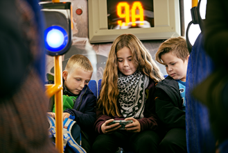 Skoleklassekort Til Tur I Bus, Tog Og Metro